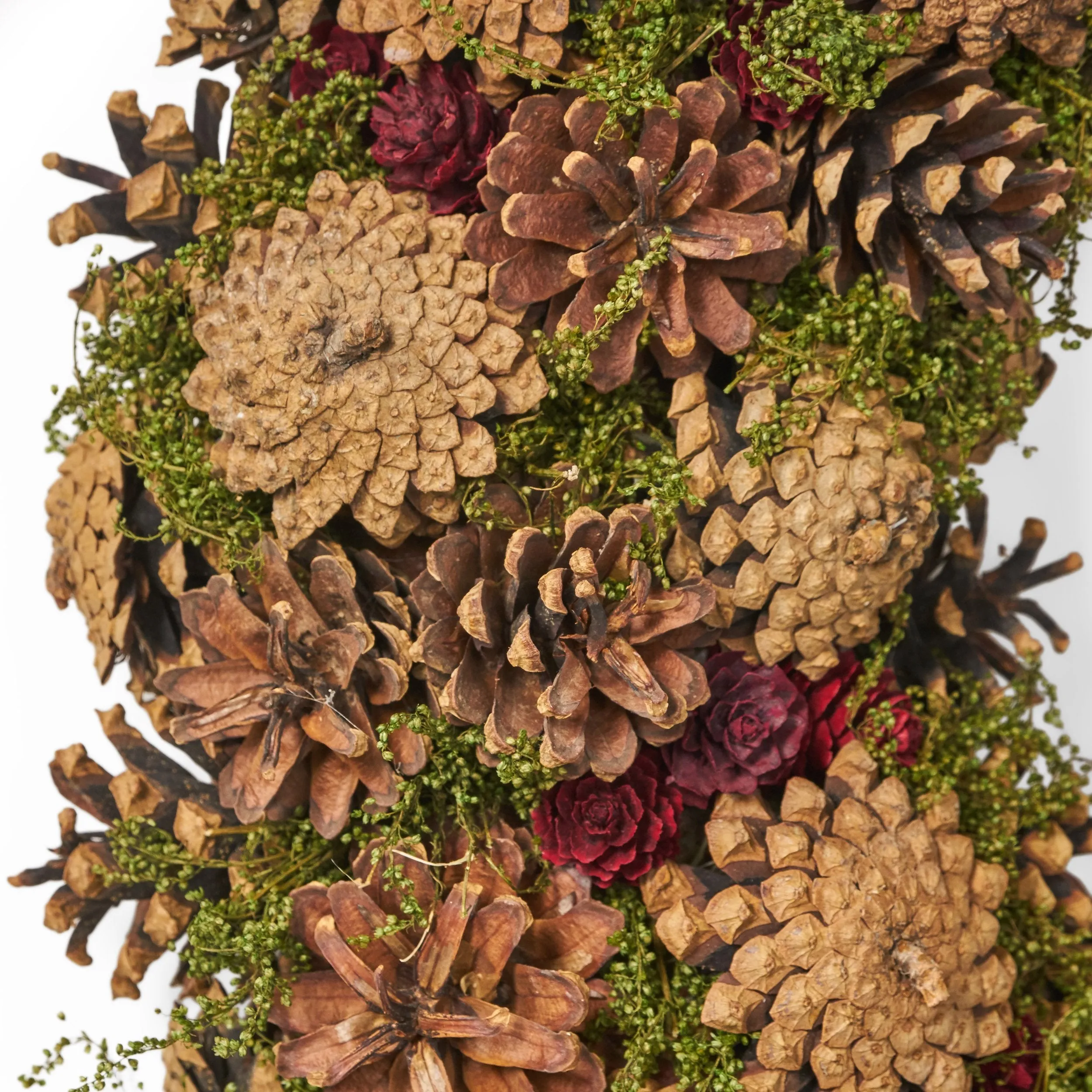 18.5" Pine Cone Unlit Artificial Christmas Wreath - NH266313