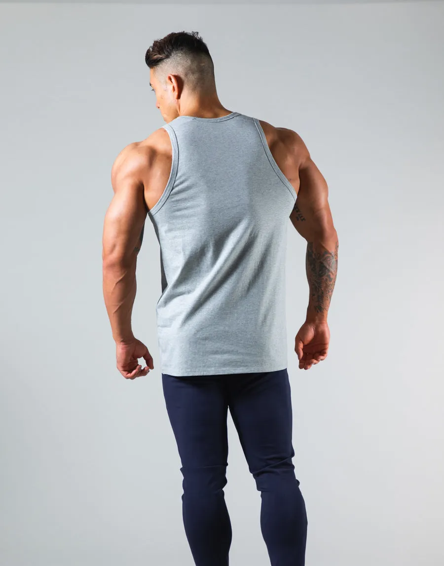 2Way Wide Stripe Tanktop - Grey