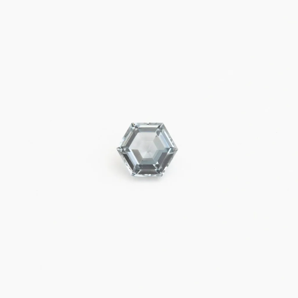 3 to 3.5mm Grey-Blue Spinel Hexagons