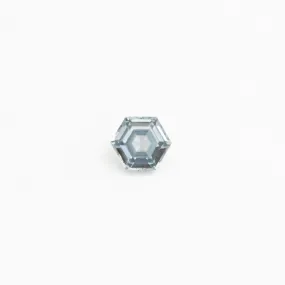 3 to 3.5mm Grey-Blue Spinel Hexagons