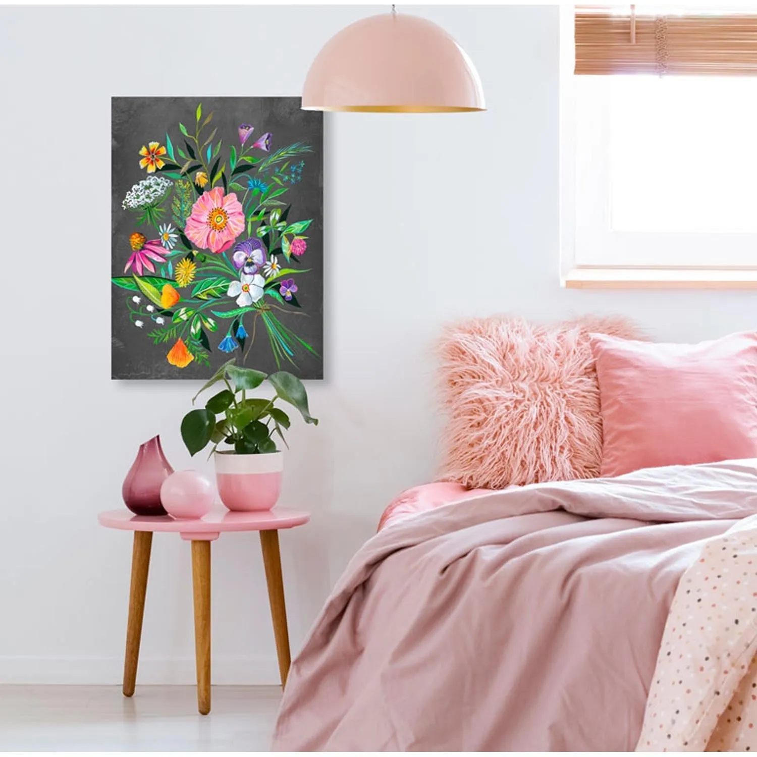 30 Year Bouquet Canvas Wall Art