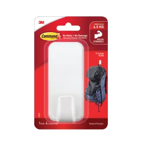 3M Command X-Large Utility Hook (Holds 4.5kg) 17010-ES