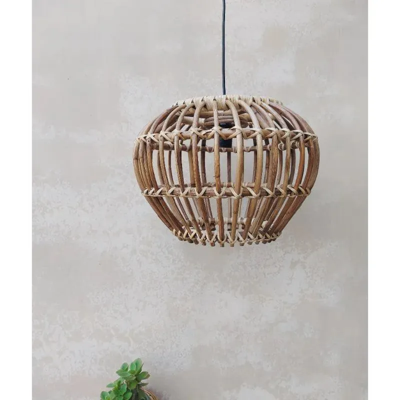 Accent Rattan Ceiling Lamp