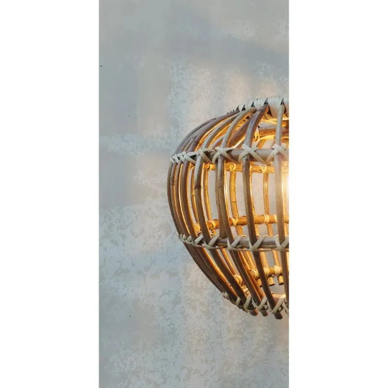 Accent Rattan Ceiling Lamp