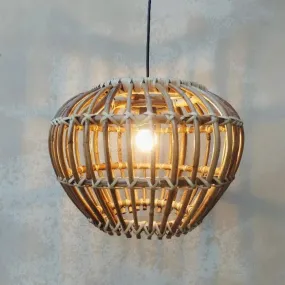 Accent Rattan Ceiling Lamp