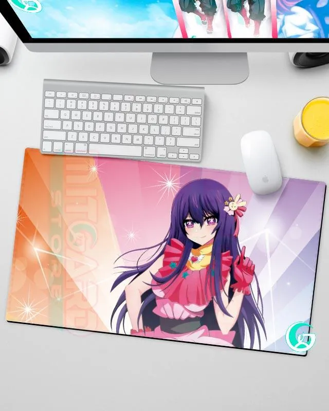 Ai Hoshino Gamer desk mat mouse pad