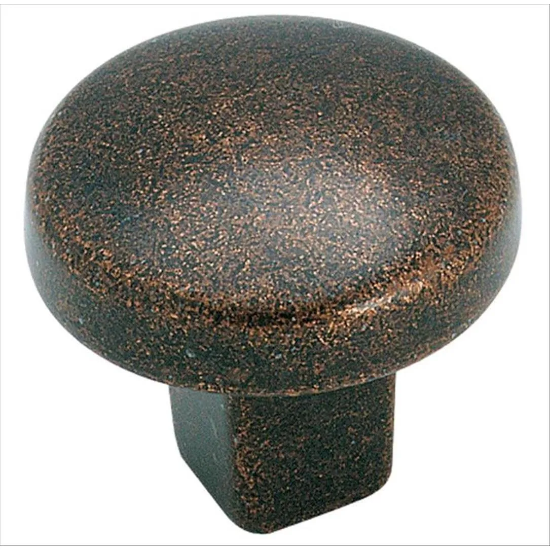 Amerock Forgings Rustic Bronze 1 1/4 inch Round Cabinet Knob BP4425RBZ