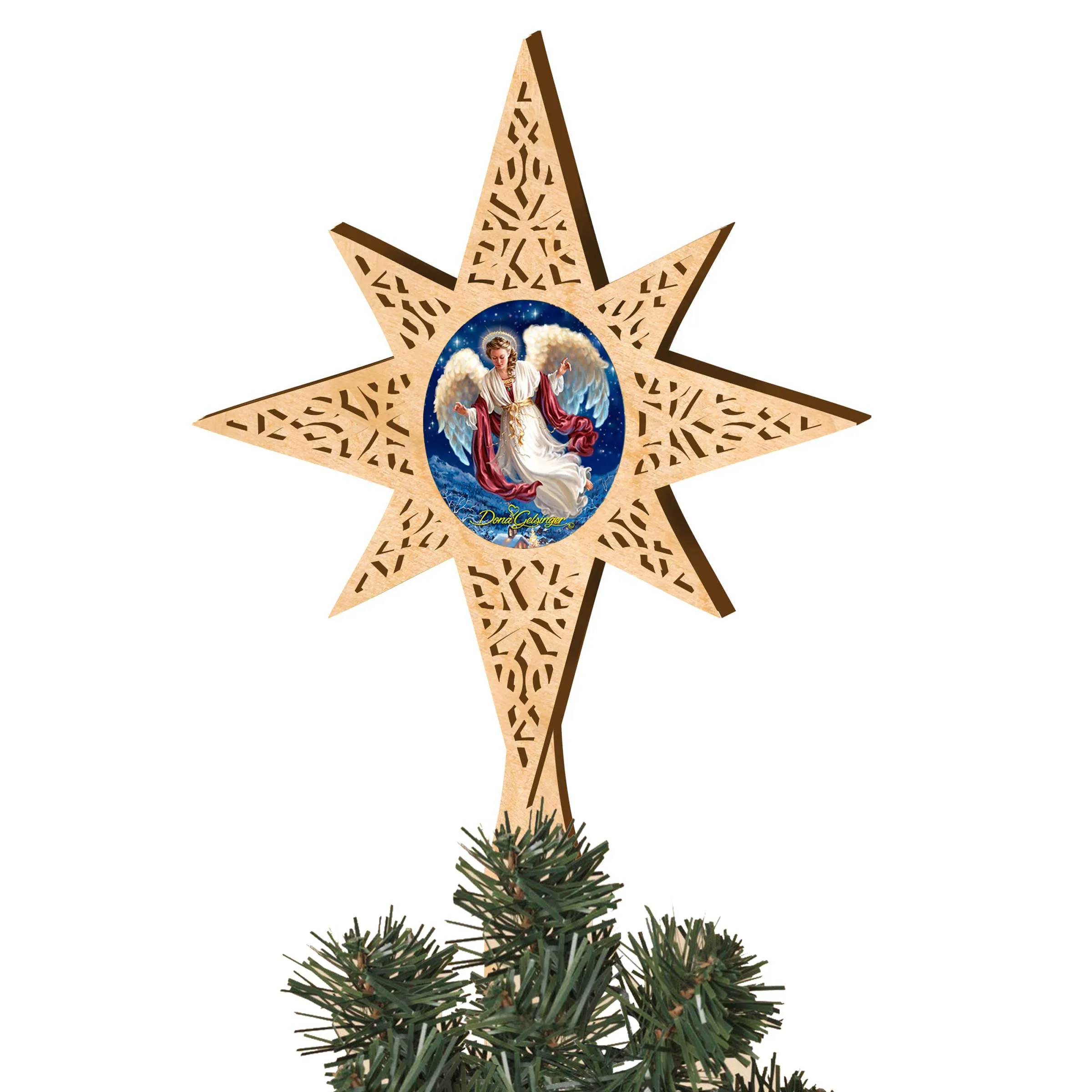 Angel Of Peace Tree Topper by D. Gelsinger - Christmas Décor - 89484-DG