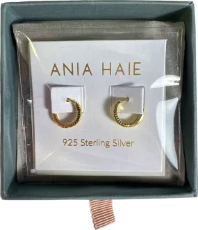 Ania Haie Gold Ropes & Dreams Huggie Hoop Earrings - Gift Boxed