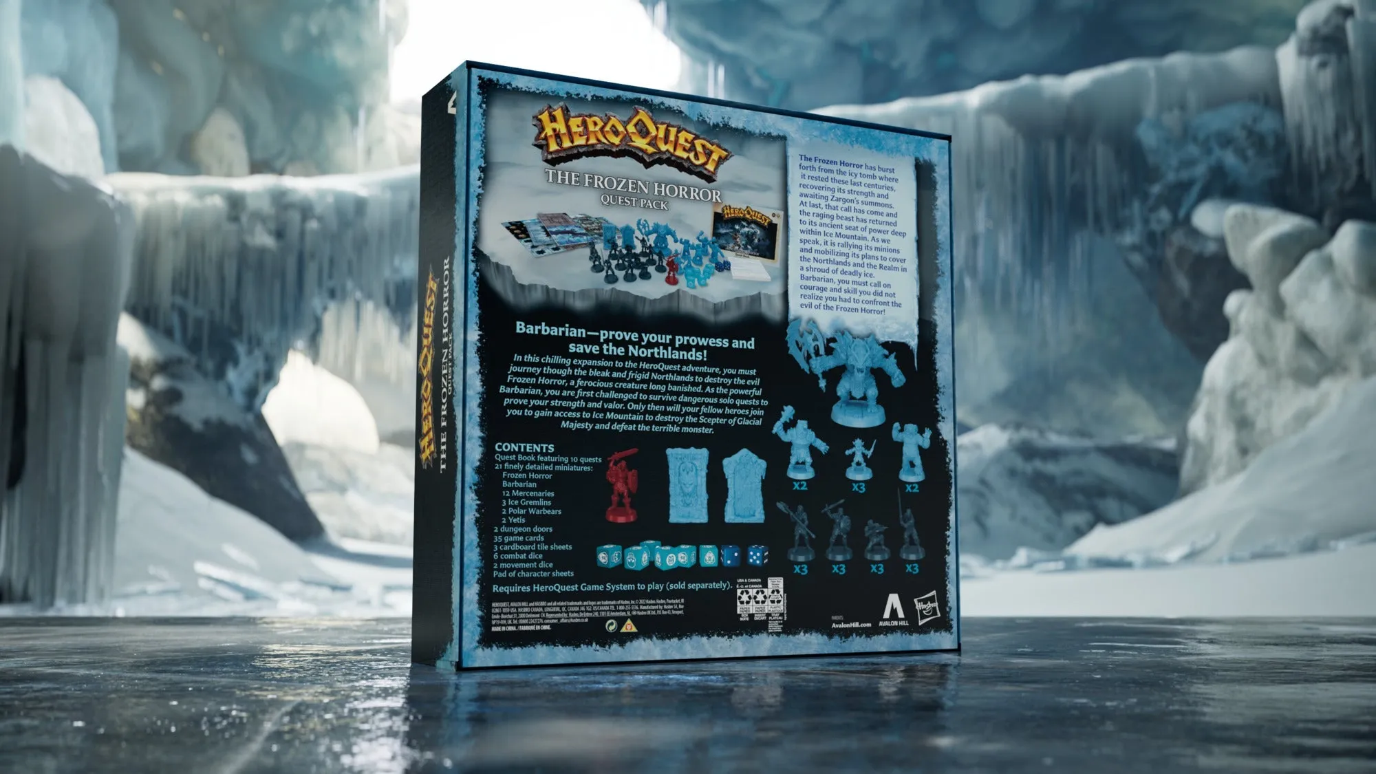 Avalon Hill HeroQuest The Frozen Horror (Select Language)