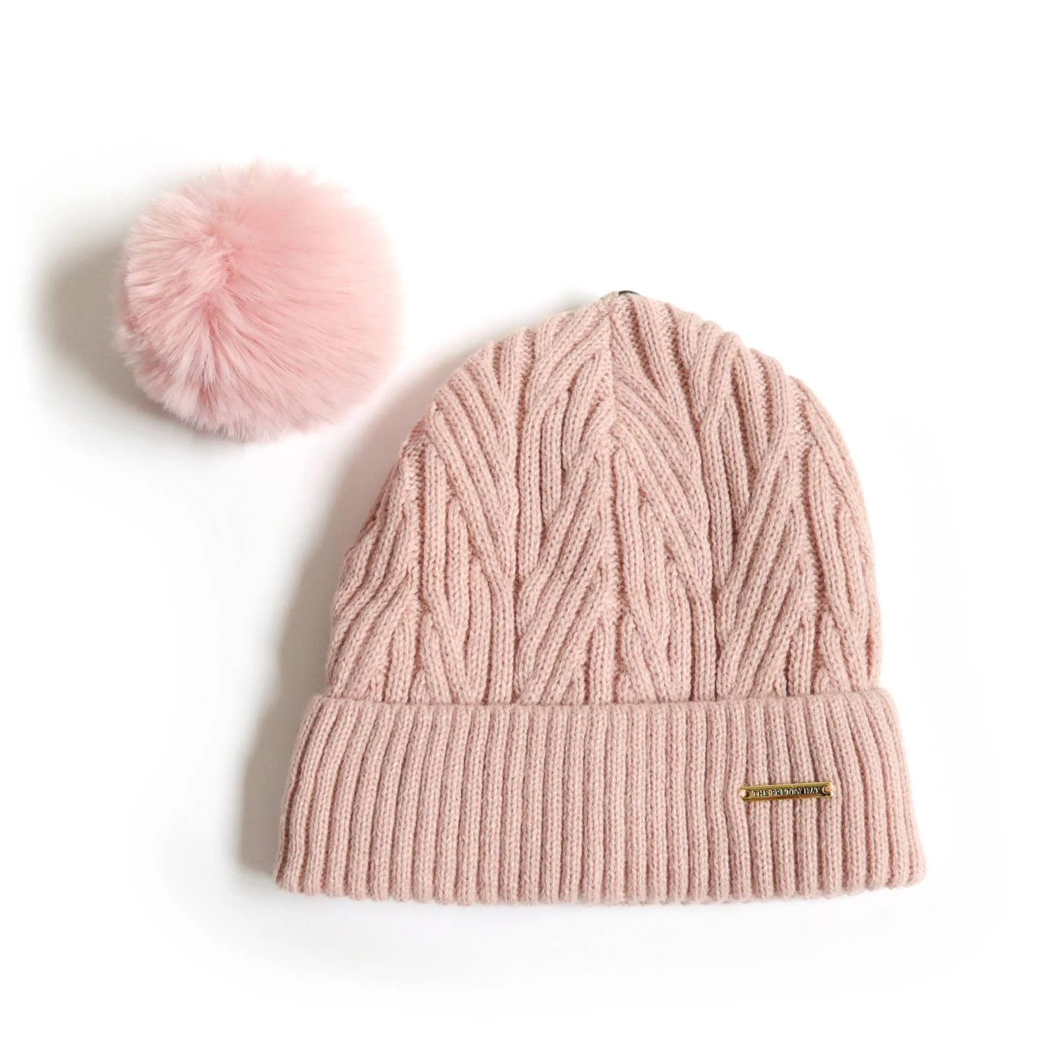 Best Ever Beanie - Blush Satin Lined