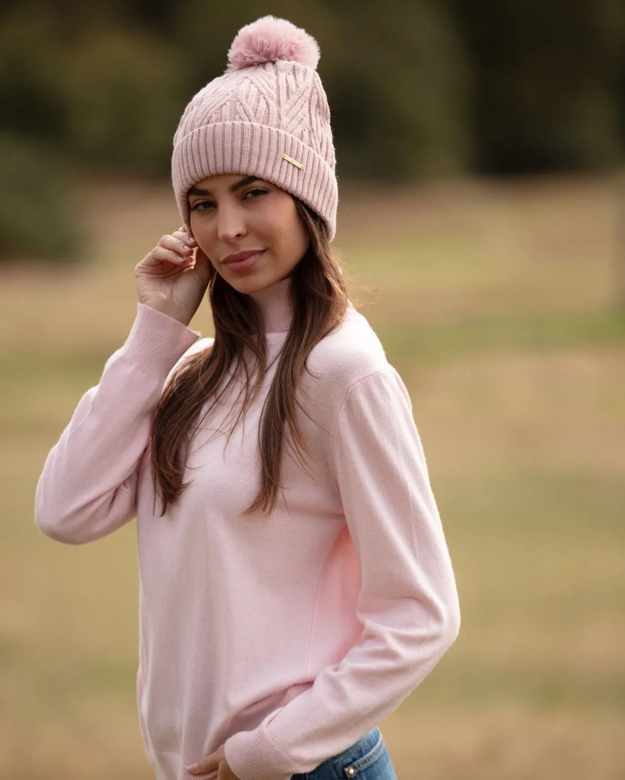 Best Ever Beanie - Blush Satin Lined