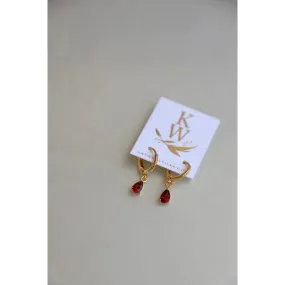 Birthstone Earrings - January