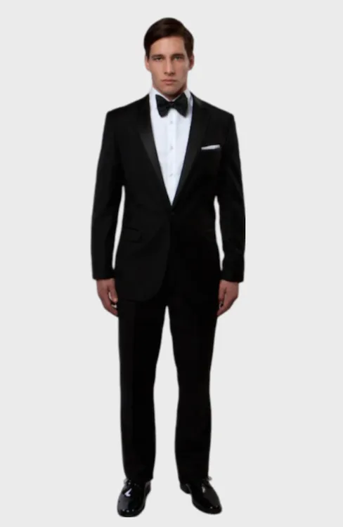 Black Prom Slim Fit Tuxedo