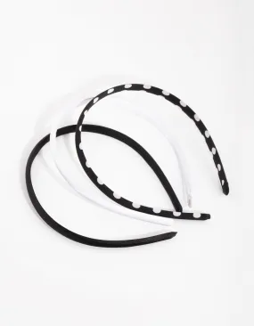 Black Spot Headband Pack