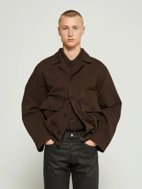 Boxy Jacket in Espresso