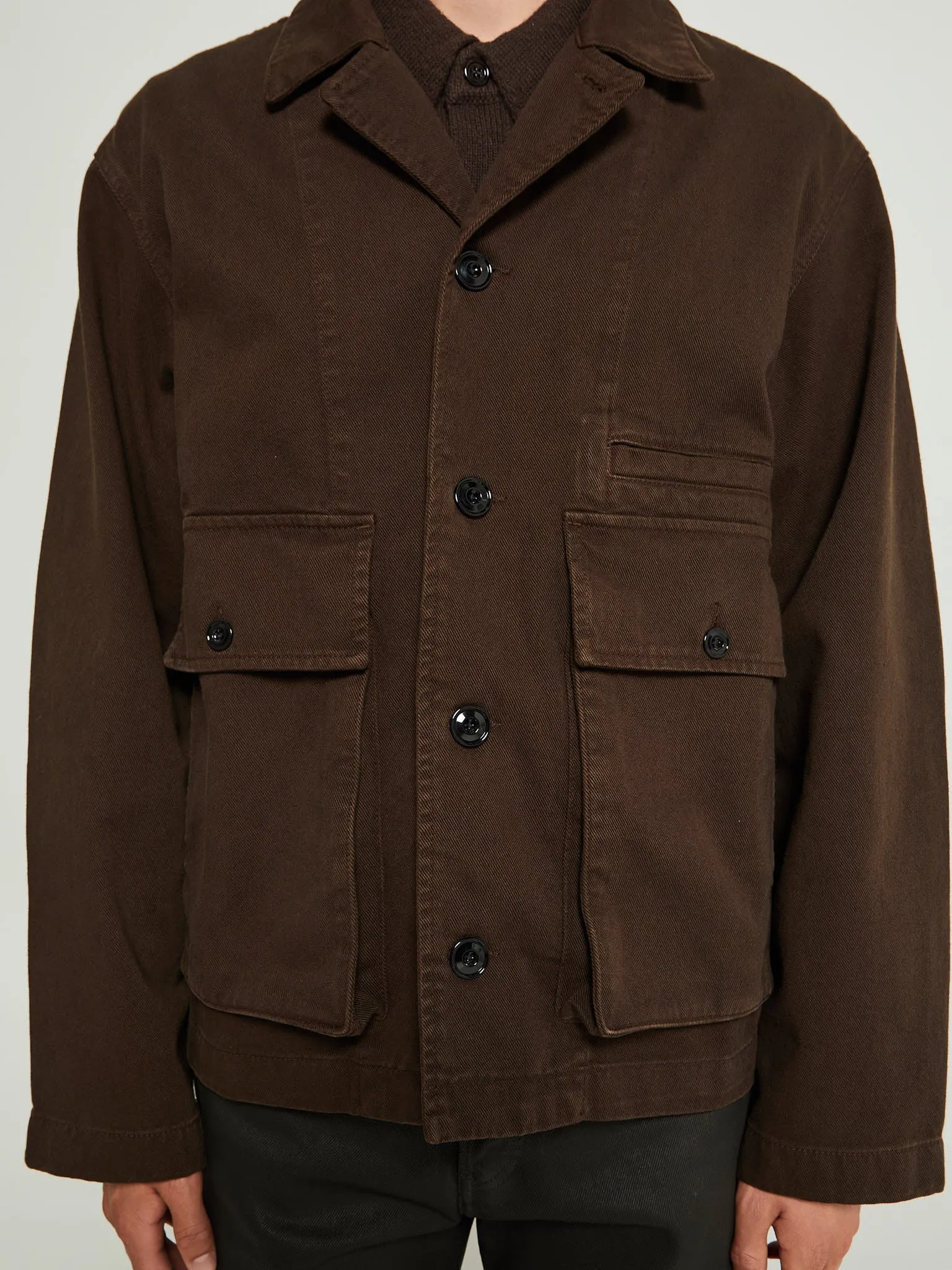 Boxy Jacket in Espresso