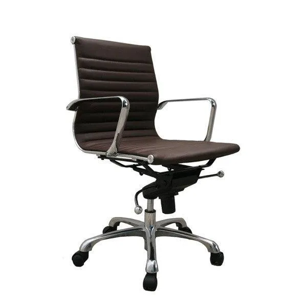 Carly Black Low Back Office Chair