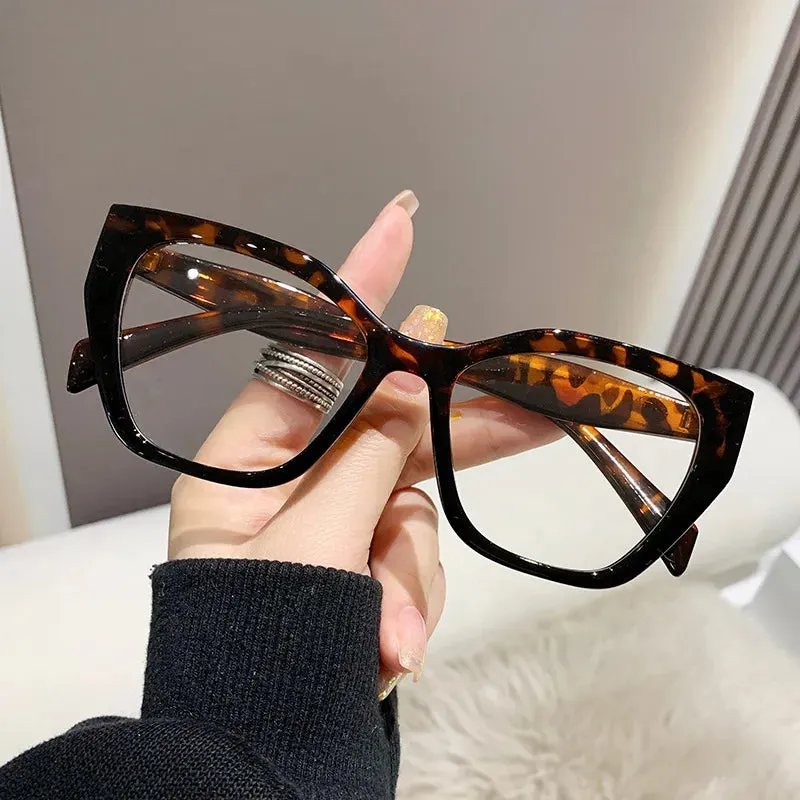 Cat Eye Glasses Blue Light Blocking Computer Eye Protection Women Designers Eyeglasses Optical Spectacle Glass Fashion Eyewear