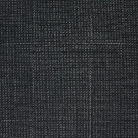 Charcoal Grey Nailhead With Self Grey Windowpane