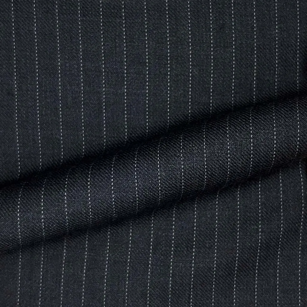 Charcoal Grey Pinstripes