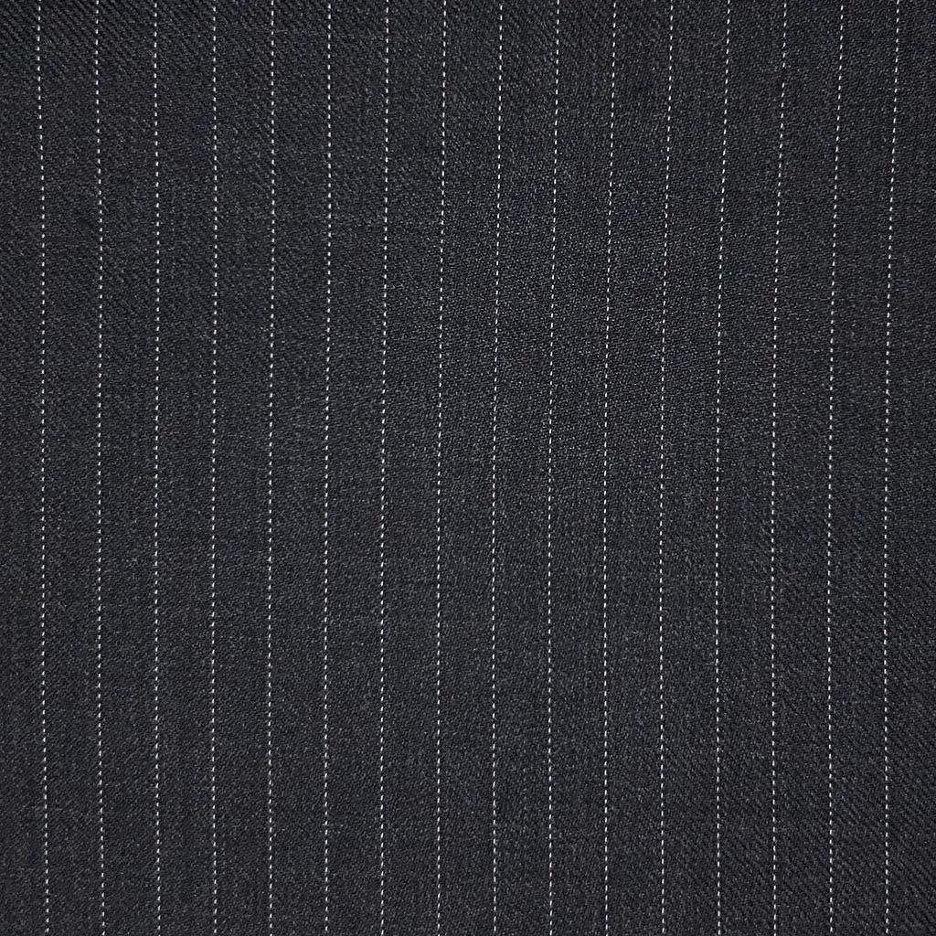 Charcoal Grey Pinstripes