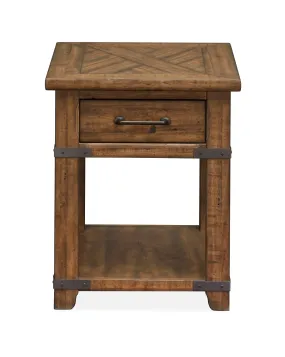 Chesterfield - Rectangular End Table - Farmhouse Timber