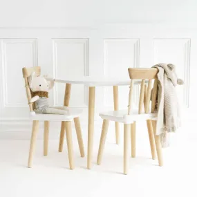 Children's Wooden Table and Chairs