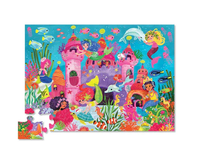 Crocodile Creek 23 - Puzzle Floor 36pcs Mermaid Palace