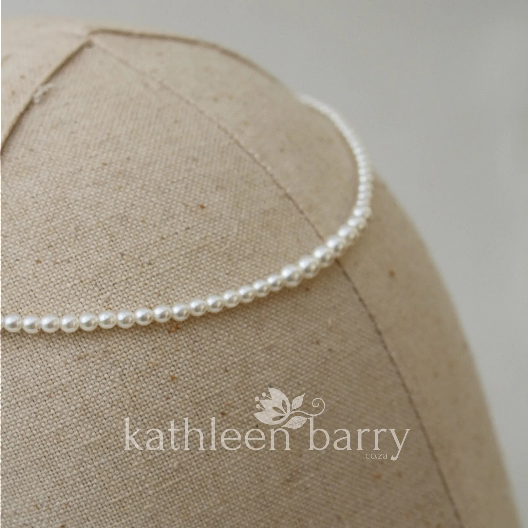 Dainty pearl chain for hair and linking hairpieces or sewing onto garments