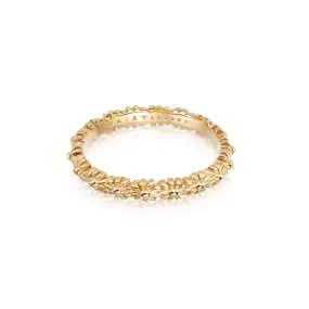 Daisy London Iota Daisy Ring, Gold