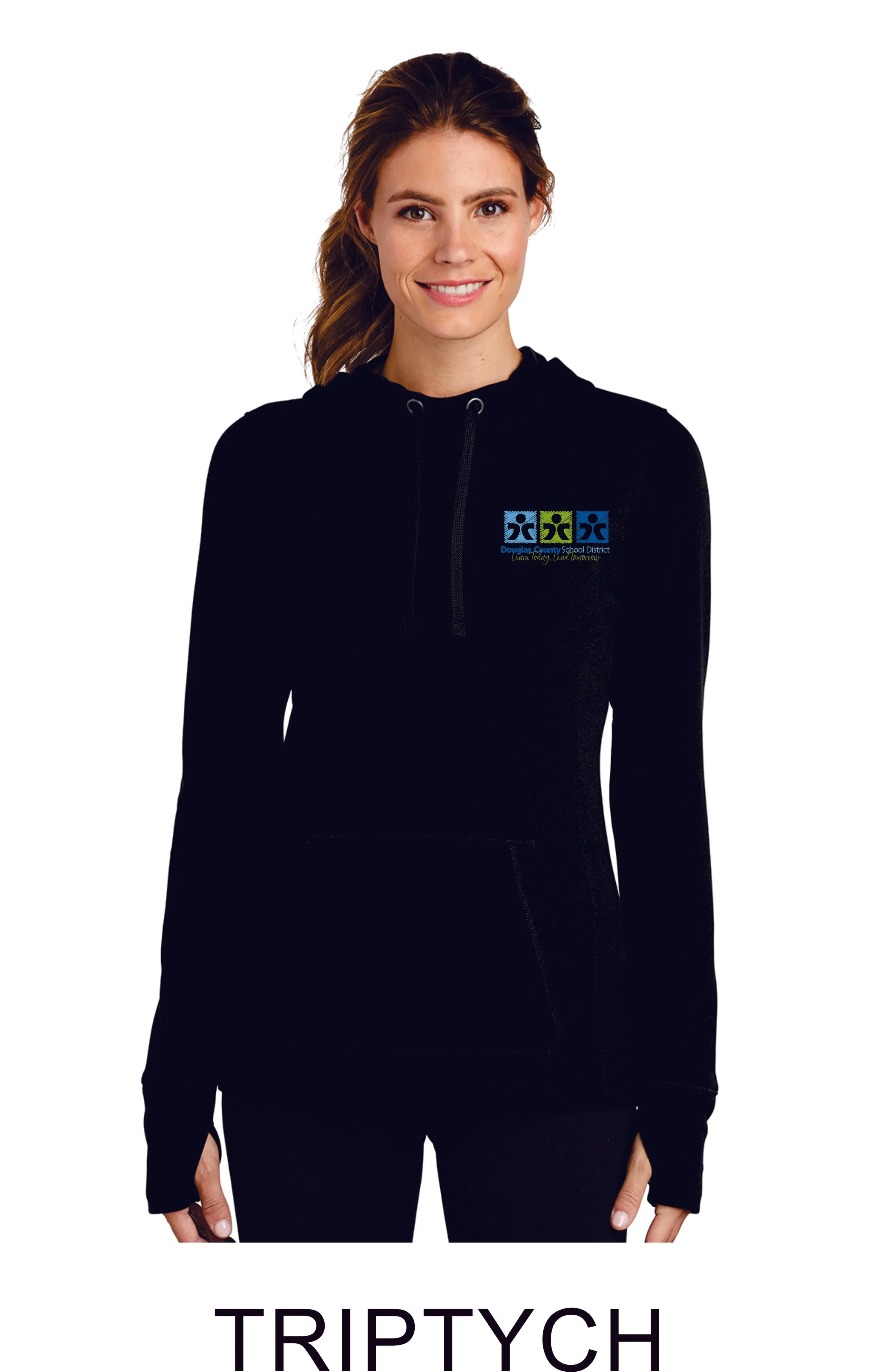 DCSD Staff Ladies Wicking Fleece Hoodie- 3 Designs