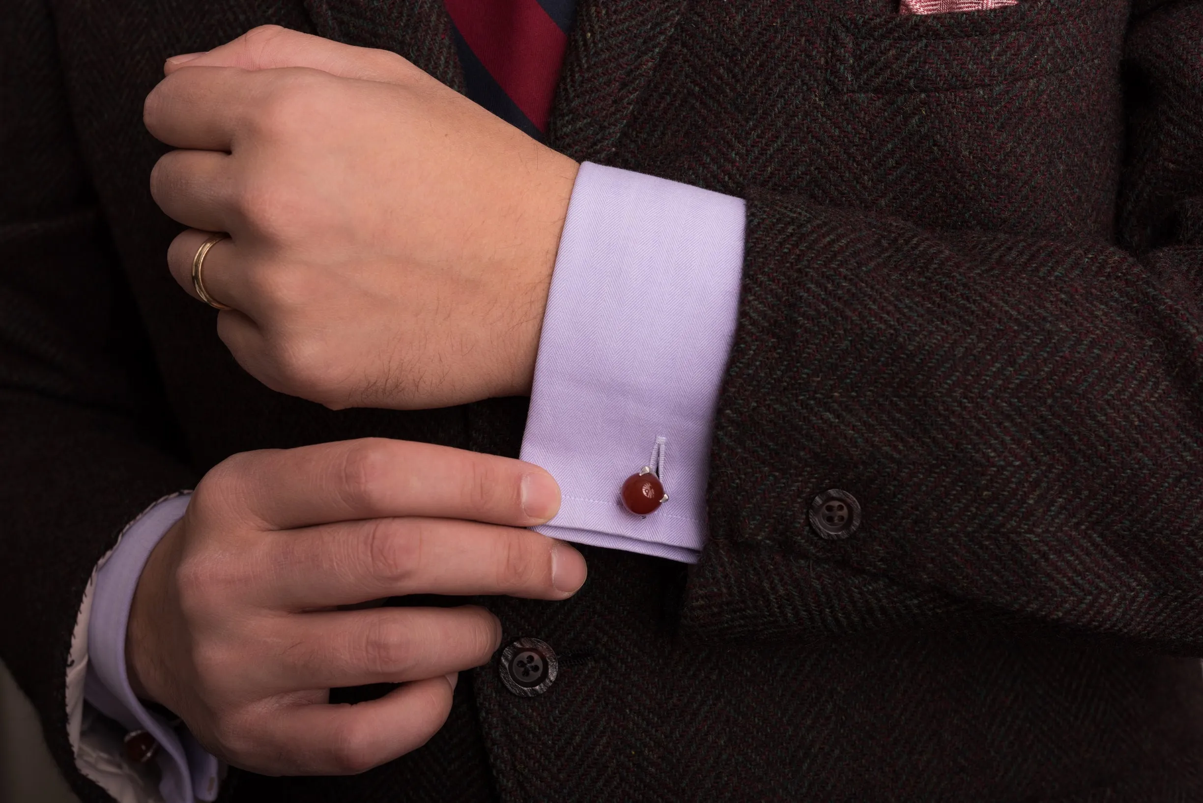 Eagle Claw Carnelian Cufflinks