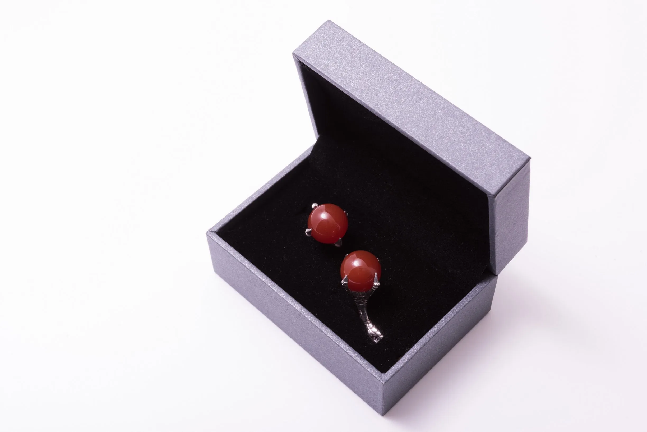 Eagle Claw Carnelian Cufflinks