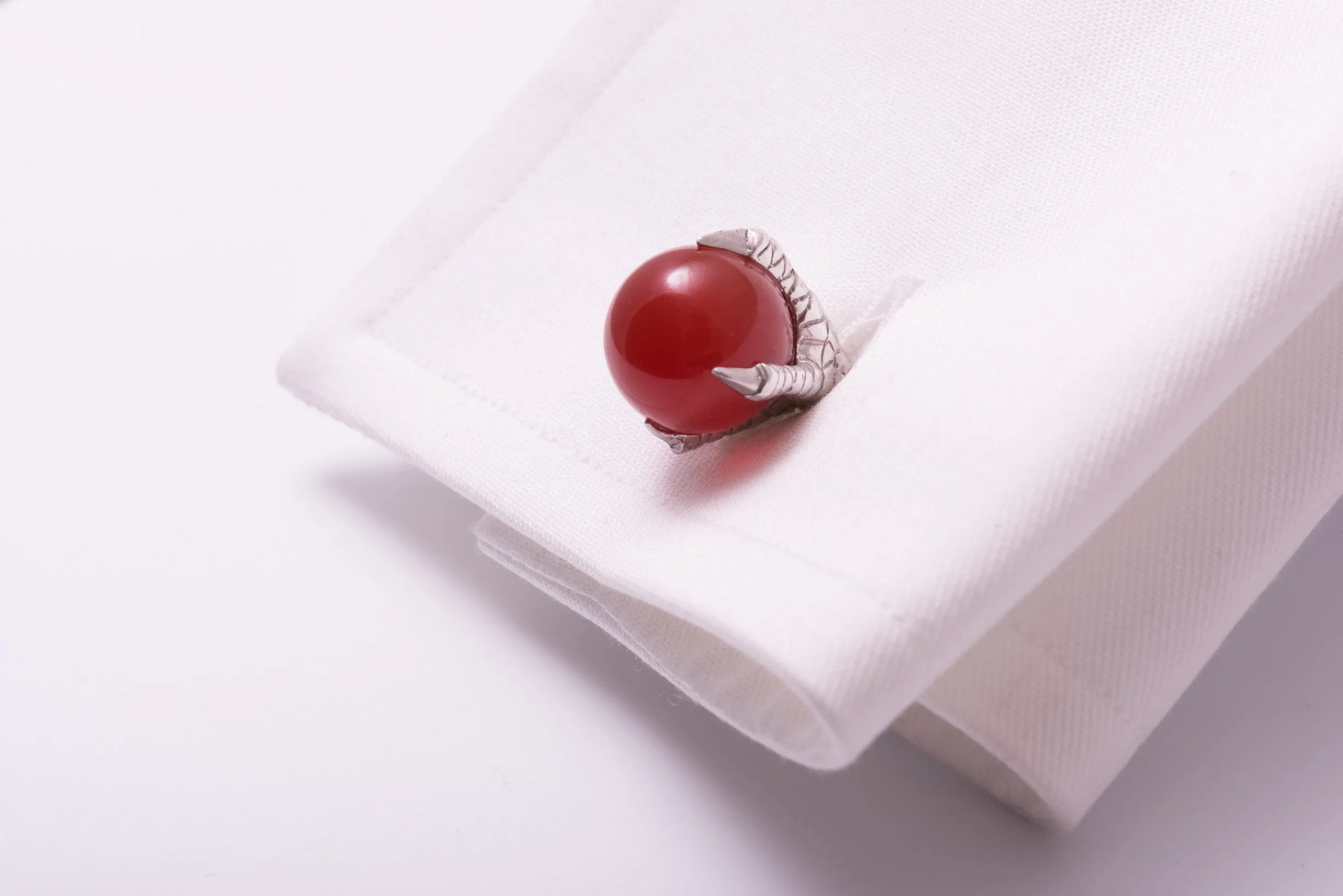 Eagle Claw Carnelian Cufflinks