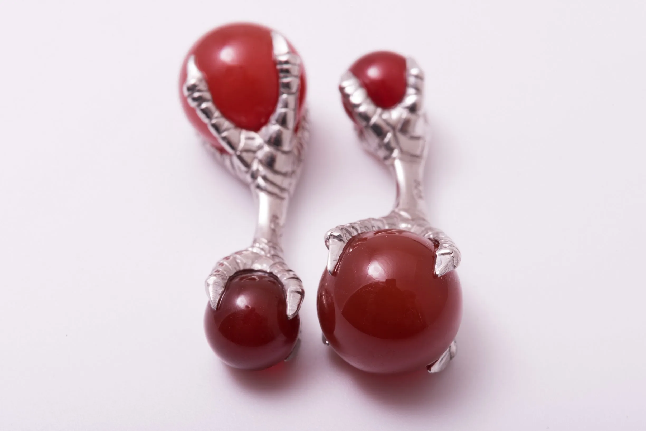 Eagle Claw Carnelian Cufflinks