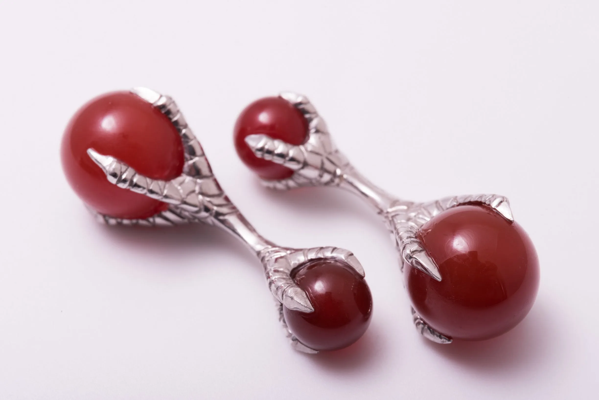 Eagle Claw Carnelian Cufflinks