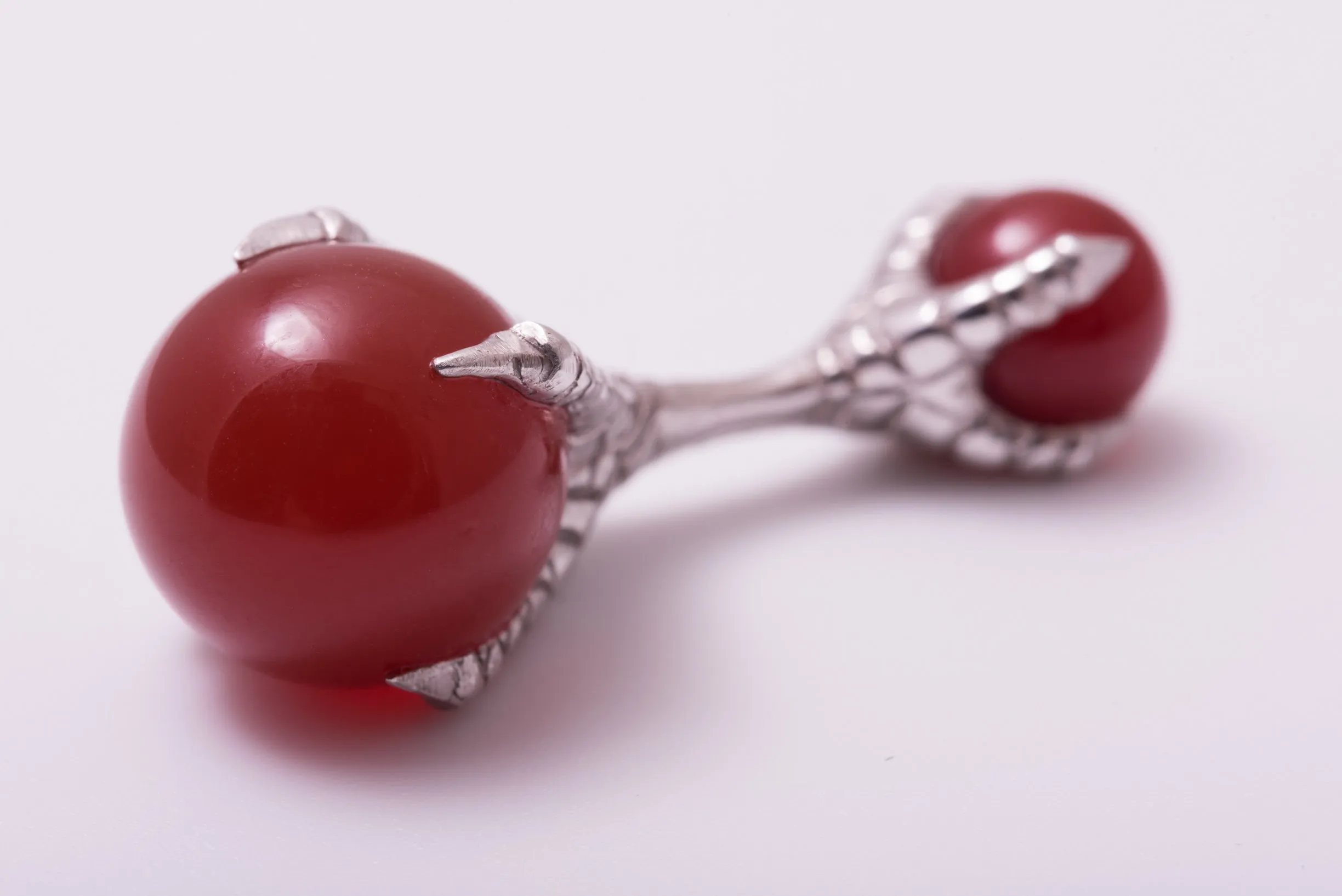 Eagle Claw Carnelian Cufflinks