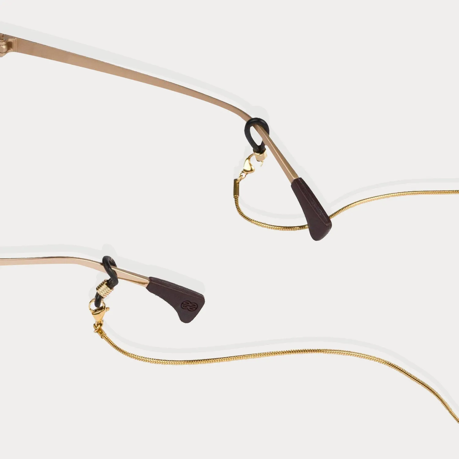 Ella Eyeglass & Mask Chain - Gold/Gold