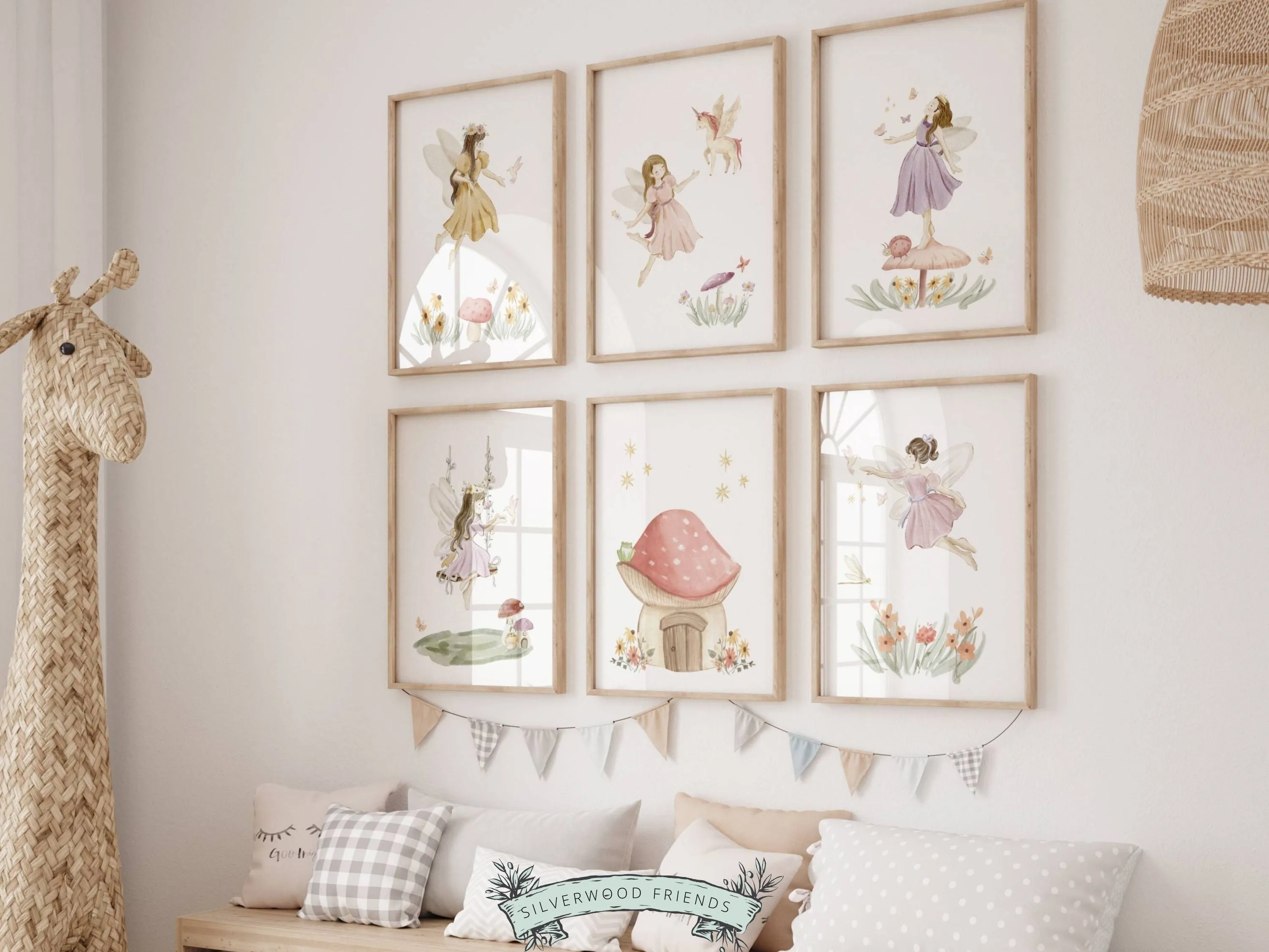 Fairy Nursery Prints Set of 6