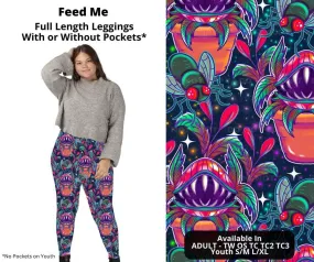 Feed Me Full Length Leggings w/ Pockets by ML&M