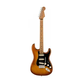 Fender American Ultra Stratocaster Electric Guitar, Roasted Maple FB, Honeyburst