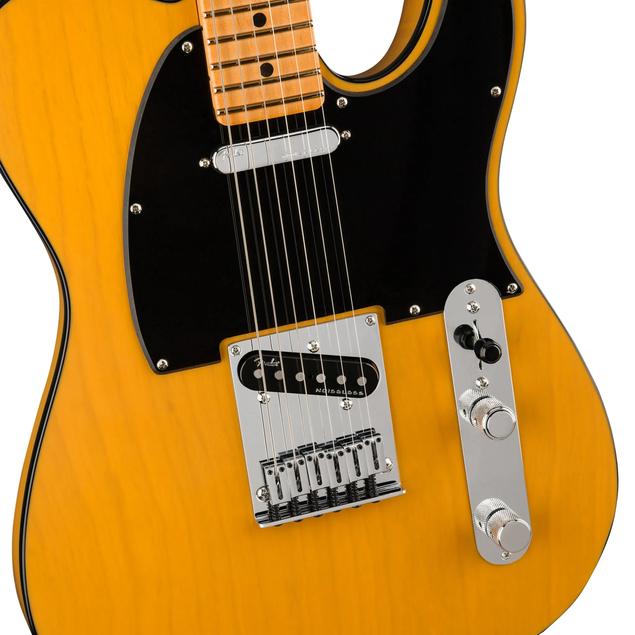 Fender American Ultra Telecaster Electric Guitar, Maple FB, Butterscotch Blonde