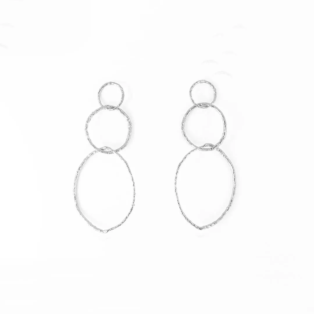 Forest lavish - long earrings - silver 925