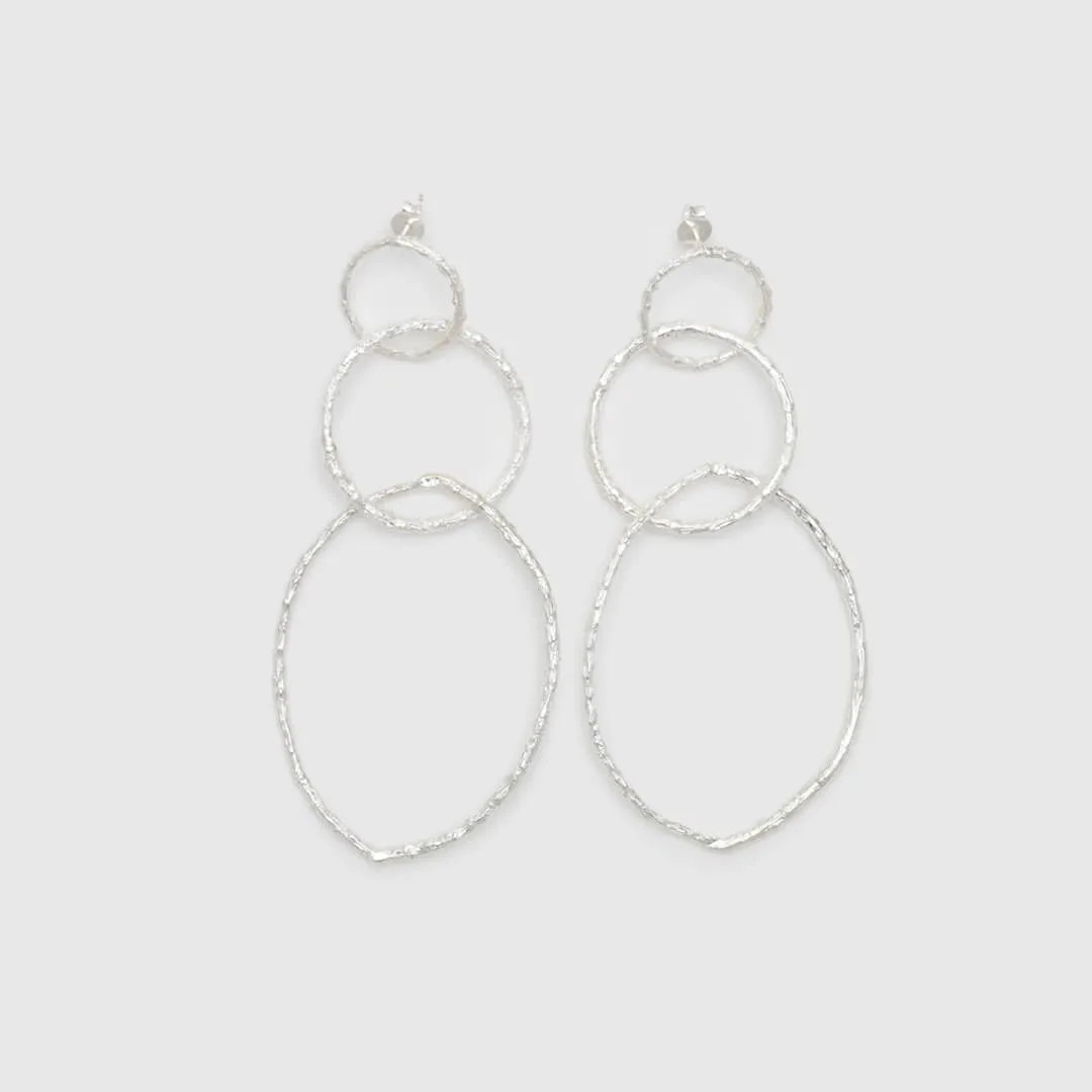 Forest lavish - long earrings - silver 925