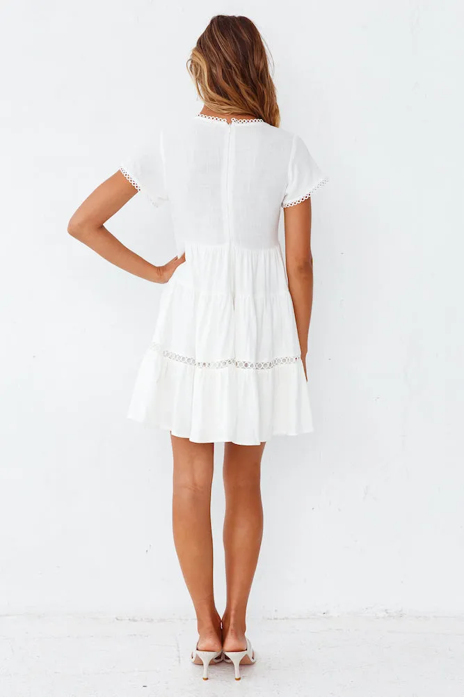 Forget-Me-Not Dress White