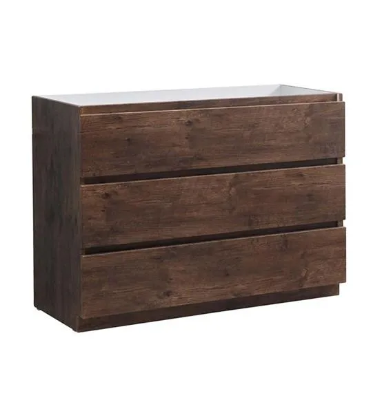 Fresca Lazzaro 48 Rosewood Free Standing Modern Bathroom Cabinet | FCB9348RW