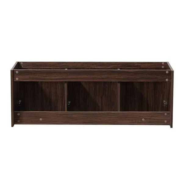 Fresca Vista 60 Walnut Wall Hung Single Sink Modern Bathroom Cabinet | FCB8093GW