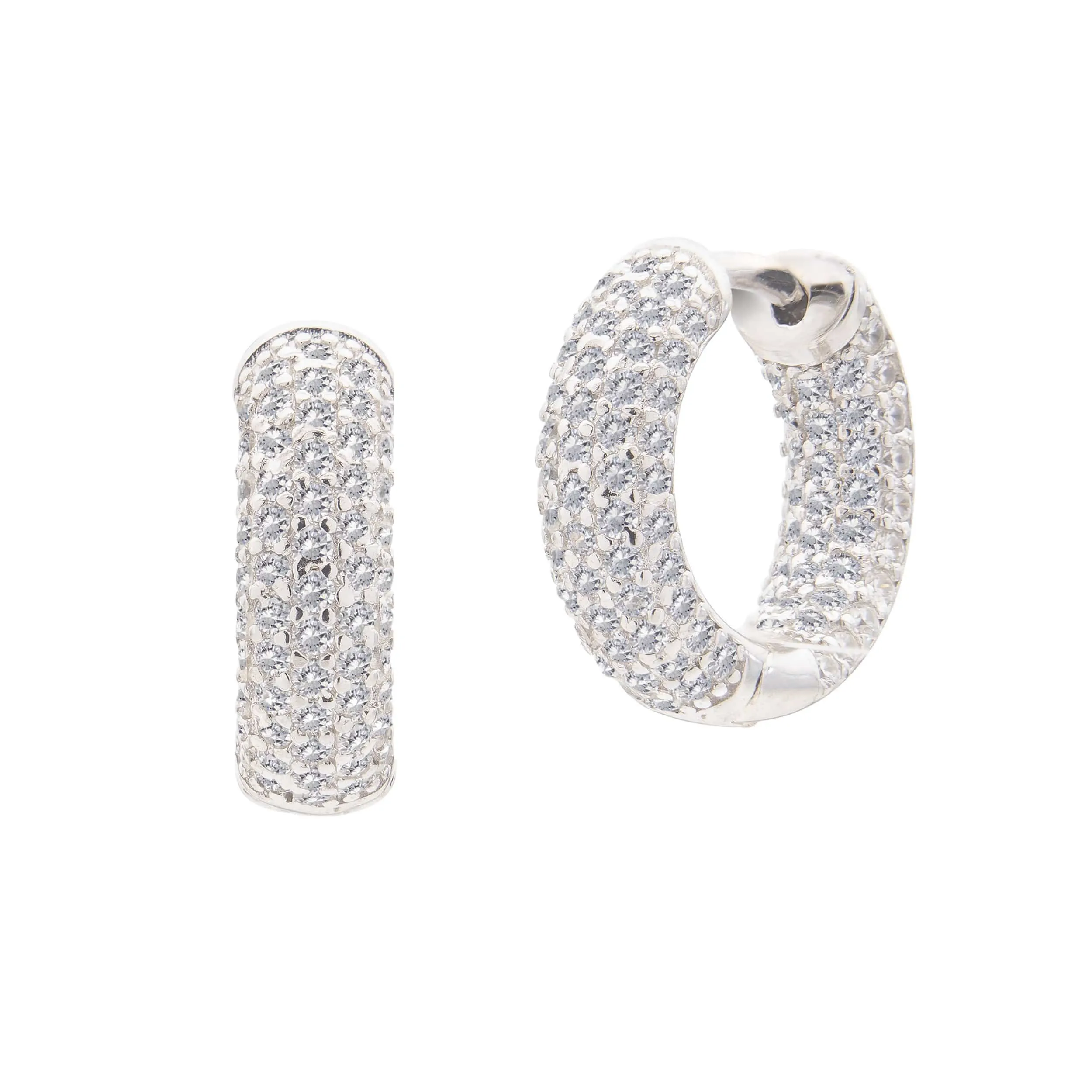 Frosted | Huggie Hoop Earrings