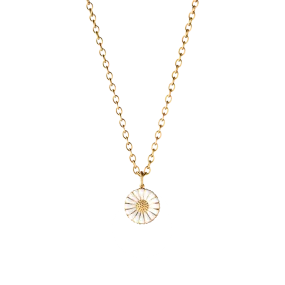 Georg Jensen Daisy Pendant Necklace, Small